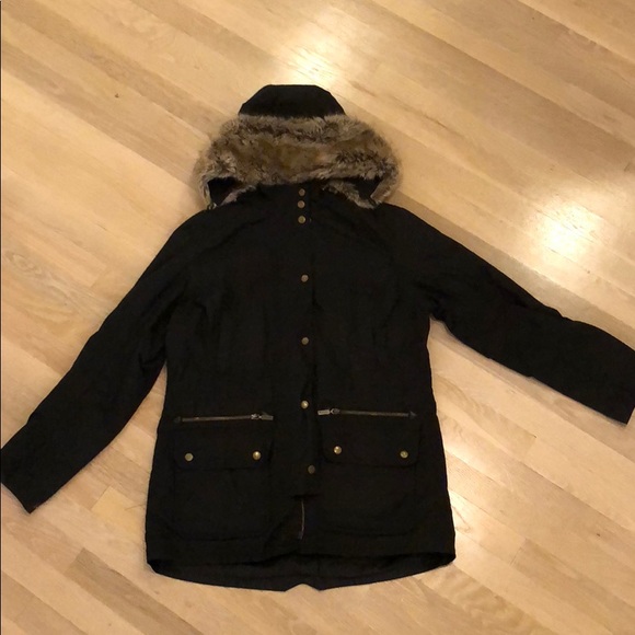 barbour fur hood